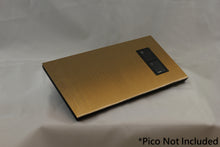 Load image into Gallery viewer, Vision GrafikEye Faceplate for one Lutron Pico Control, Layout: 00001 with black Frame - Bronze Antique (Metal Plated)