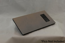 Load image into Gallery viewer, Vision GrafikEye Faceplate for one Lutron Pico Control, Layout: 00001 with black Frame - Chocolate Bronze (Metal Plated)