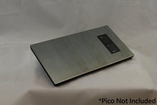 Load image into Gallery viewer, Vision GrafikEye Faceplate for one Lutron Pico Control, Layout: 00001 with black Frame - Jordan Bronze (Metal Plated)