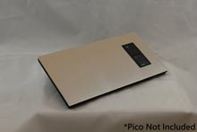 Load image into Gallery viewer, Vision GrafikEye Faceplate for one Lutron Pico Control, Layout: 00001  with black Frame - Satin Nickel (Metal Plated)