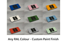 Load image into Gallery viewer, LD UK Rectangle Faceplate for two Lutron Pico controls with black Frame - Any RAL Colour (Metal Powder Coated)