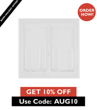 Load image into Gallery viewer, Lutron Faceplate for two Pico controls - White