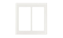 Load image into Gallery viewer, Lutron Faceplate for two Pico controls - Clear Glass with White Paint