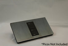 Load image into Gallery viewer, LD UK Rectangle Faceplate for one Lutron Pico control with black Frame - Jordan Bronze (Metal Plated)
