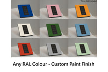 Load image into Gallery viewer, LD UK Square Faceplate for one Lutron Pico control with black Frame - Any RAL Colour (Metal Powder Coated)