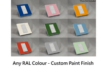 Load image into Gallery viewer, LD UK Square Faceplate for one Lutron Pico control with white Frame - Any RAL Colour (Metal Powder Coated)