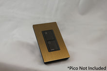 Load image into Gallery viewer, Vision US Architectural Faceplate one Lutron Pico Control with black Frame - Bronze Antique (Metal Plated)