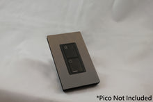 Load image into Gallery viewer, Vision US Architectural Faceplate one Lutron Pico Control with black Frame - Chocolate Bronze (Metal Plated)