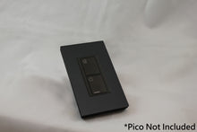 Load image into Gallery viewer, Vision US Architectural Faceplate one Lutron Pico Control with black Frame - Matt Black (Metal Powder Coated)