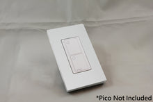 Load image into Gallery viewer, Vision US Architectural Faceplate one Lutron Pico Control with white Frame - Matt White (Metal Powder Coated)