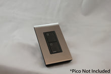 Load image into Gallery viewer, Vision US Architectural Faceplate one Lutron Pico Control with black Frame - Polished Chrome (Metal Plated)