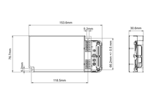 Load image into Gallery viewer, eldoLED DUALdrive 560/A3 - 50w DALI dimmable constant current LED driver with Custom LightShape Configuration