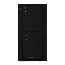 Load image into Gallery viewer, Lutron Pico Light Remote: 2-button with light icons (On, Off) - Black
