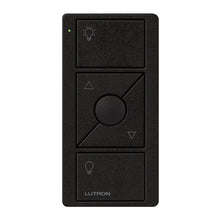 Load image into Gallery viewer, Lutron Pico Light Remote: 3-button with raise/lower with light icons - Black