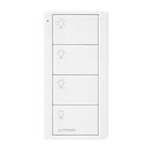 Load image into Gallery viewer, Lutron Pico Light Remote: 4-button lights icon (On, 66%, 33%, Off) - White  PK2-4B-TAW-L31