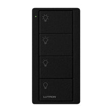 Load image into Gallery viewer, Lutron Pico Light Remote: 4-button lights icon (On, 66%, 33%, Off) - Black