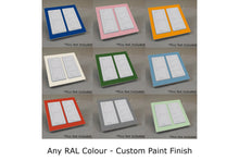 Load image into Gallery viewer, CUSTOM Faceplate for two Lutron Pico controls with white Frame - Any RAL Colour