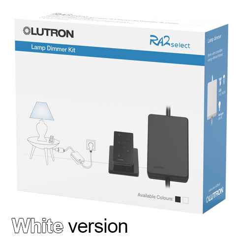 Lutron RA2 Select Plugin Lamp Dimmer Starter Kit White