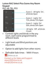 Load image into Gallery viewer, Lutron Pico Scene Any Room Keypad - Black