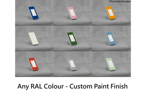 Vision Architrave Faceplate one Lutron Pico Control with white Frame - Any RAL Colour (Metal Powder Coated)