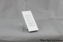 Load image into Gallery viewer, Vision Architrave Faceplate one Lutron Pico Control with white Frame - Matt White RAL 9016 (Metal Powder Coated)
