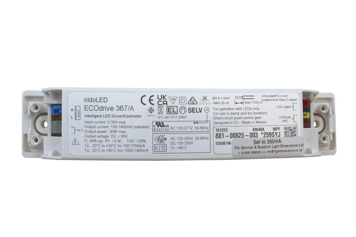 eldoLED ECOdrive 367/A6, EC0367A6 LED driver with custom configuration ...