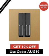 Load image into Gallery viewer, Lutron Faceplate for single Pico control - Satin Brass
