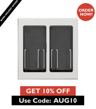 Load image into Gallery viewer, Lutron Faceplate for two Pico controls - Bright Chrome
