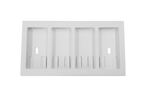 Lutron Faceplate for four Pico controls - White