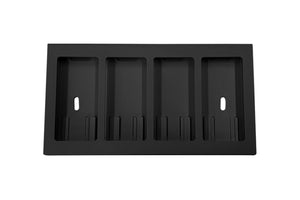 Lutron Faceplate for four Pico controls - Black