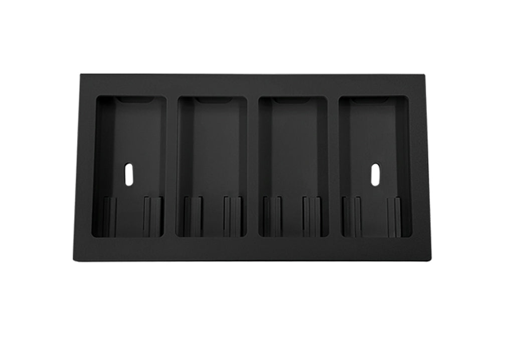 Lutron Faceplate for four Pico controls - Black