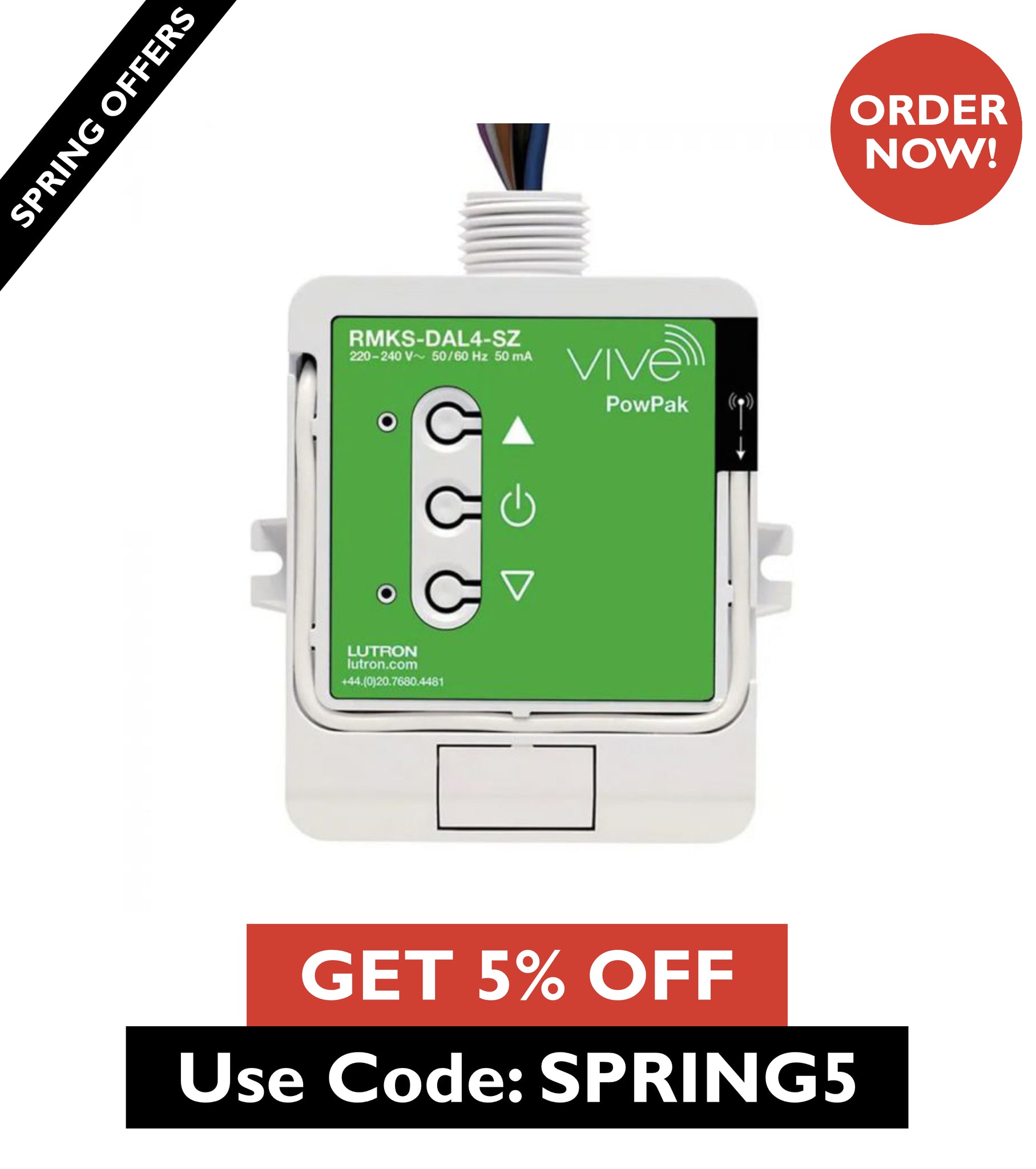 Lutron Vive PowPak dimming module with 8mA DALI control – LDOnline