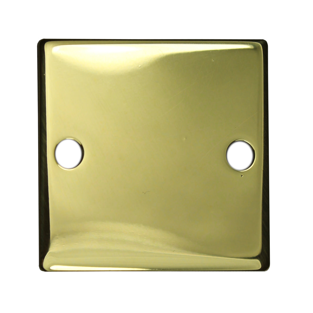 Vision Sample Tab - Polished Brass 3.9cm x 3.7cm