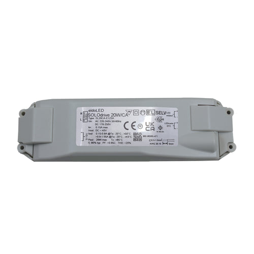 eldoLED SOLOdrive 20CA-E1Z0A1 - 20w 0-10V dimmable constant current LED driver