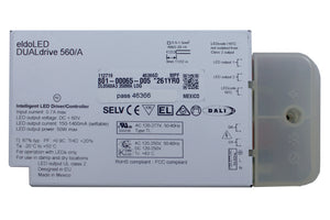 eldoLED DUALdrive 560/A3 - 50w DALI dimmable constant current LED driver