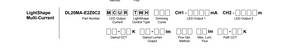 eldoled DUALdrive 20MA-E2Z0C lightshape configuration