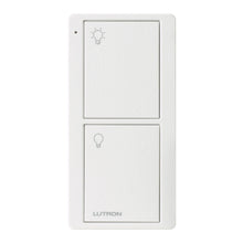 Load image into Gallery viewer, Lutron Pico Light Remote: 2-button with light icons (On, Off) - White
