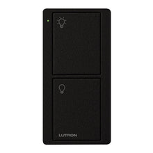 Load image into Gallery viewer, Lutron Pico Light Remote: 2-button with light icons (On, Off) - Black
