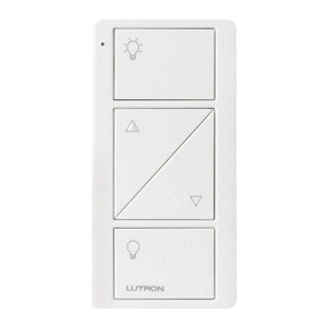 Lutron Pico Light Remote: 2-button with raise/lower with light icons - White