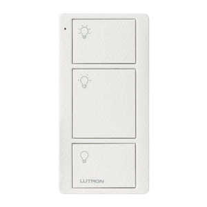 Lutron Pico Light Remote: 3-button with light icons (On, Favourite, Off) - White