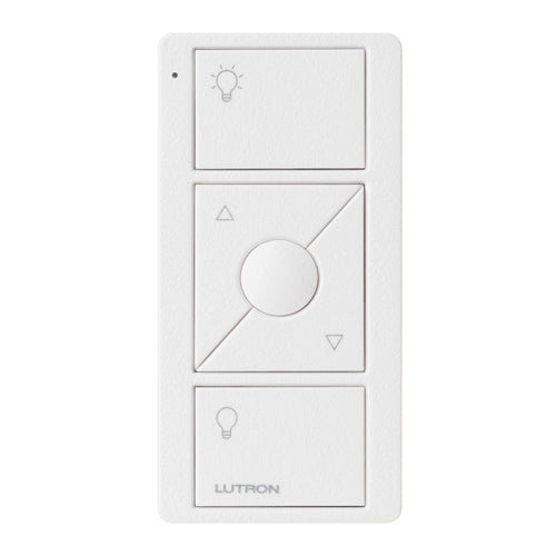Lutron Pico Light Remote: 3-button with raise/lower with light icons - White