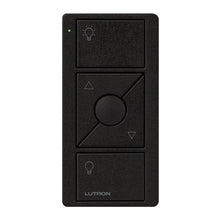 Load image into Gallery viewer, Lutron Pico Light Remote: 3-button with raise/lower with light icons - Black
