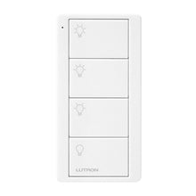 Load image into Gallery viewer, Lutron Pico Light Remote: 4-button lights icon (On, 66%, 33%, Off) - White  PK2-4B-TAW-L31
