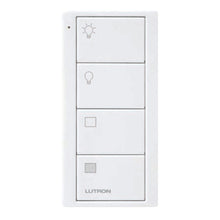Load image into Gallery viewer, Lutron Pico Light/Blinds Remote: 4-button with lights icon (2-group) (On, Off) - White PK2-4B-TAW-LS21
