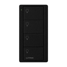 Load image into Gallery viewer, Lutron Pico Light Remote: 4-button lights icon (On, 66%, 33%, Off) - Black
