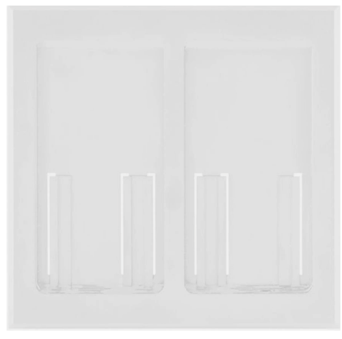Lutron Faceplate for two Pico controls - White
