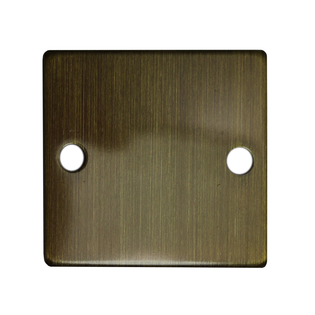 Lutron RA2 Select Pico Custom Faceplate Sample - Antique Brass