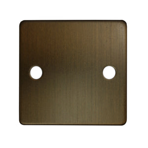 Lutron RA2 Select Pico Custom Faceplate Sample - Bronze Antique