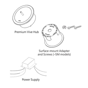 Lutron Vive Premium Vive Wireless Hub - Surface Mount
