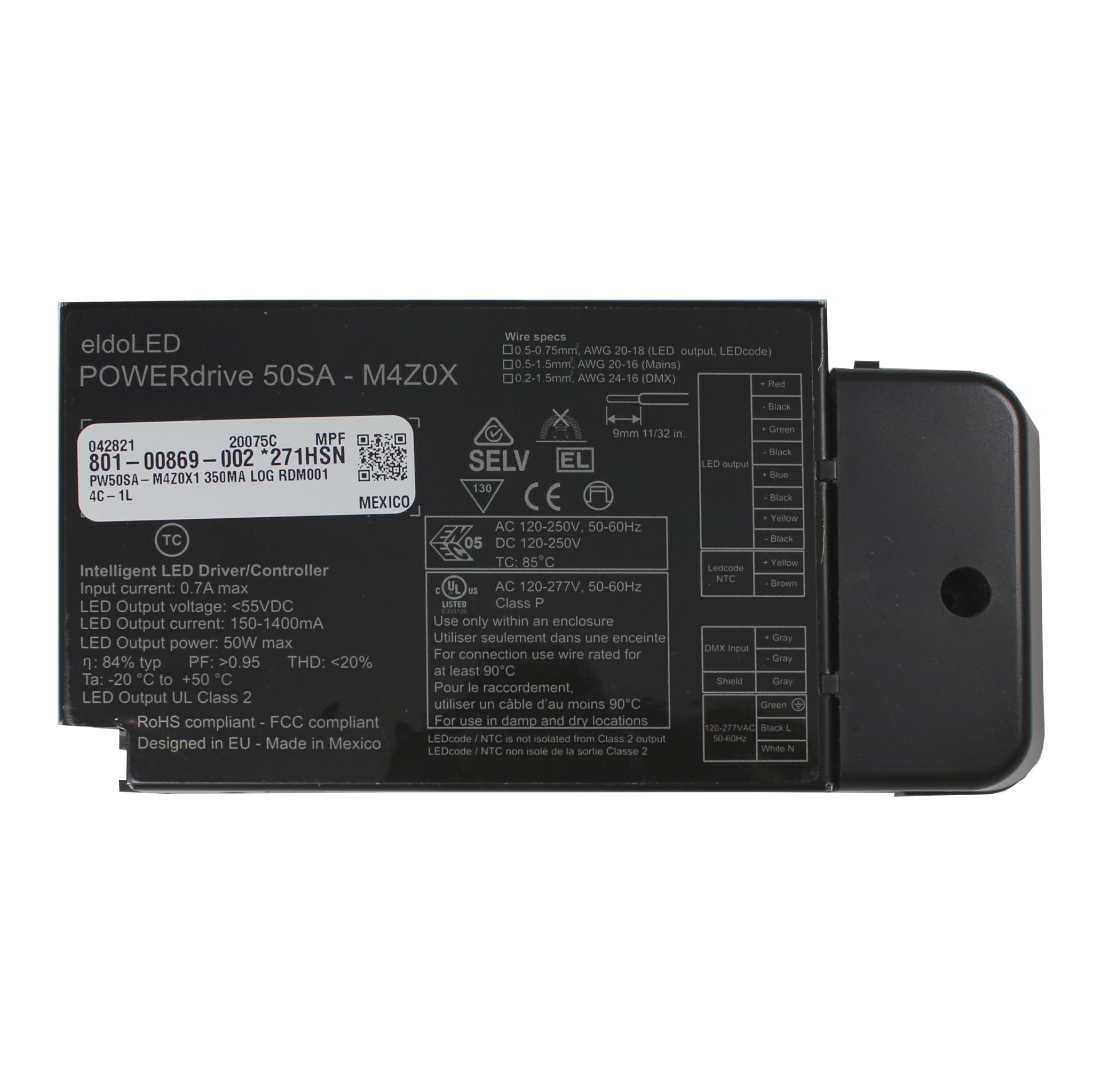 eldoLED POWERdrive 50SA-M4Z0X, PW50SA-M4Z0X LED driver